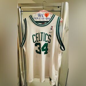 Celtics Paul Pierce Jersey - green white - Nike Vintage NBA Jersey - 2XL - Y2K